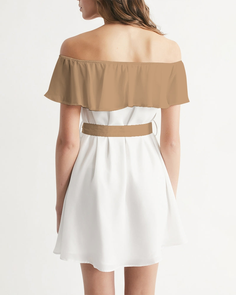 In da mix  BY MARVIN JEANS Women's Off-Shoulder Dress