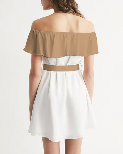 In da mix  BY MARVIN JEANS Women's Off-Shoulder Dress