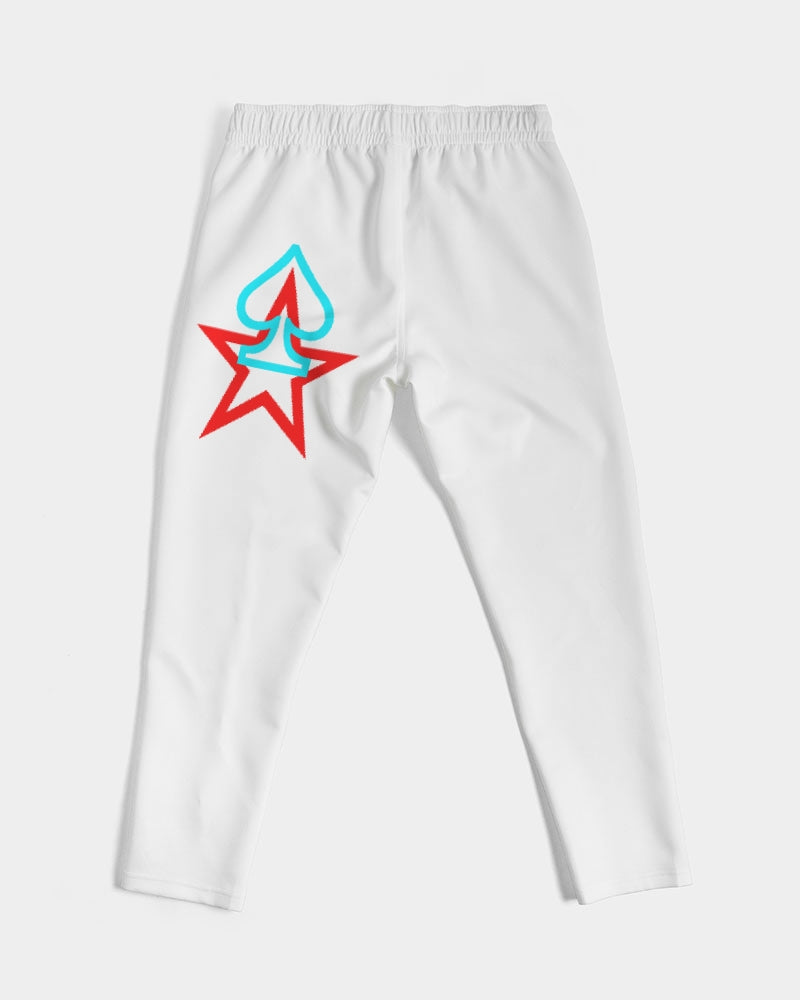 All White Legacy by Marvin Jeans and Trinity D Marvin Men's Joggers