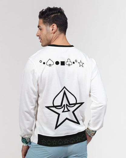 Rosewood by Marvin JEANS Men's Classic French Terry Crewneck Pullover