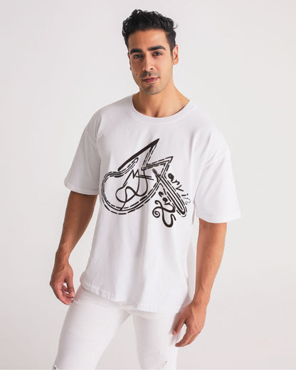 All white Marvin Jeans  Men's Premium Heavyweight Tee
