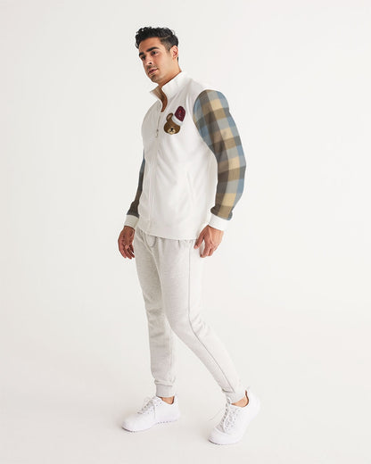 @plaids bear cap Men's Track Jacket