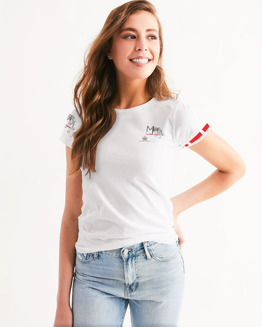 All white Marvin Jeans Women's Tee