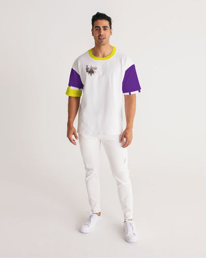 Purple yellow  Men's Premium Heavyweight Tee