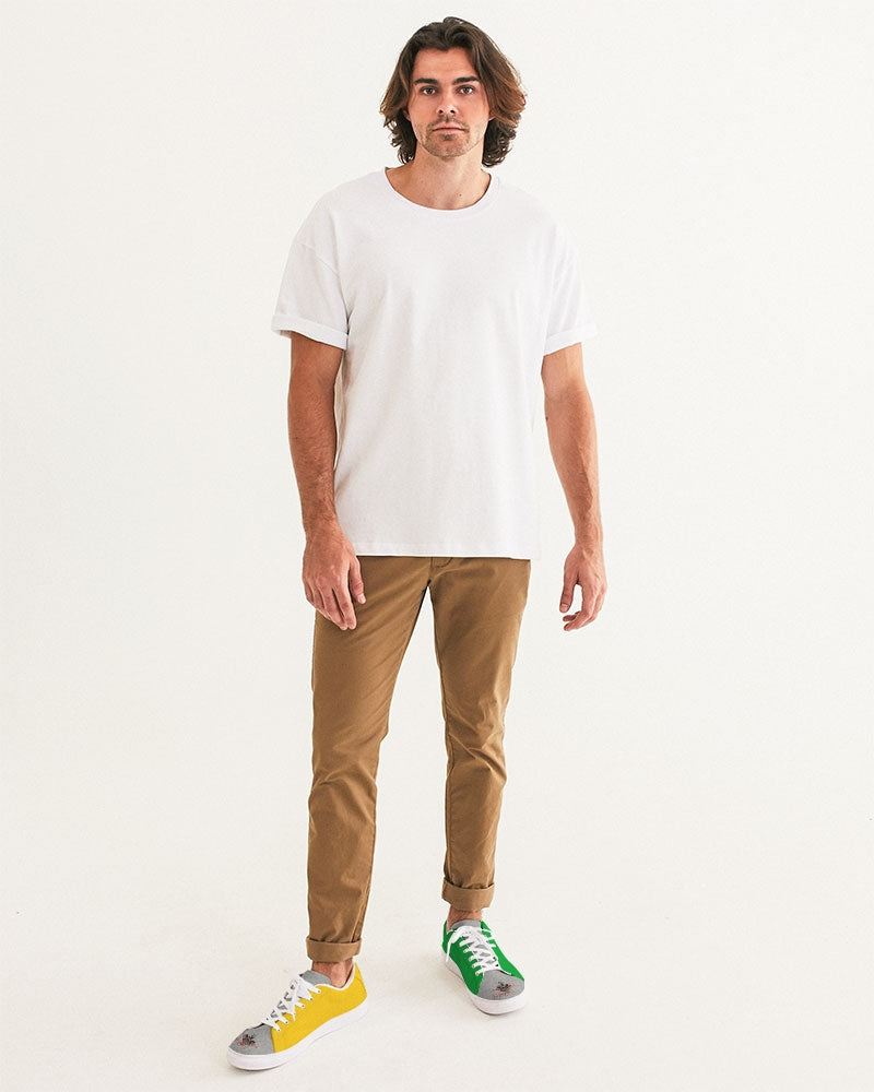 Lemon Lime Green Bay cool grey tip by Marvin Jeans and Trinity D Marvin Men's Faux-Leather Sneaker