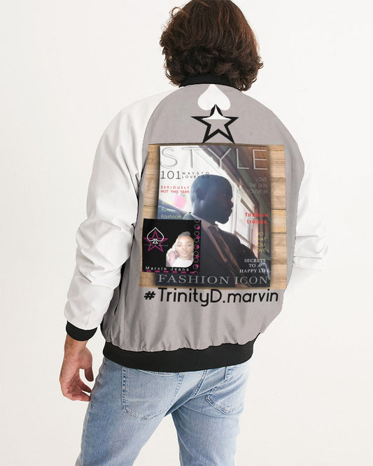 Family business Light grey by Marvin Jeans and Trinity D Marvin Men's Bomber Jacket