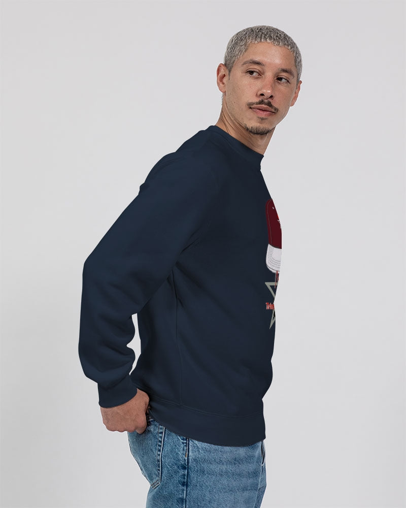 Logo cap by Marvin Jeans and Trinity D Marvin Unisex Premium Crewneck Sweatshirt | Lane Seven