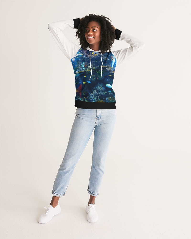 Sea world Two logo's SeaWorld by Marvin Jeans and Trinity D Marvin Women's Hoodie