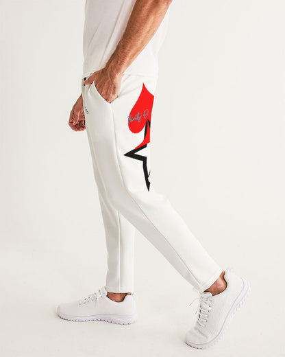 All white MJ by Marvin Jeans and Trinity D Marvin Men's Joggers