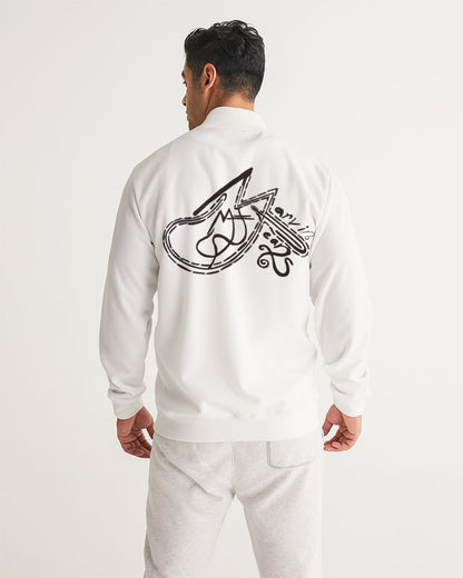 All white Marvin Jeans  Men's Track Jacket