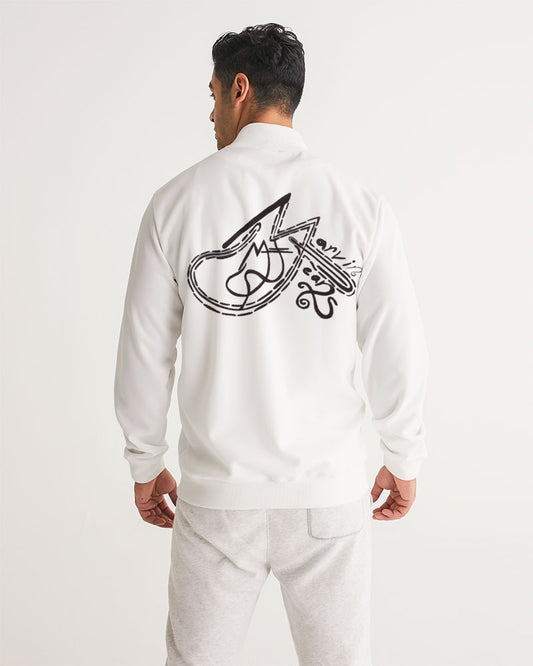 All white Marvin Jeans  Men's Track Jacket