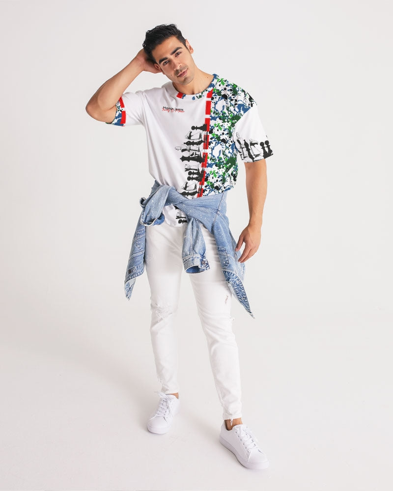 Wild splash chest board  by Marvin Jeans and Trinity D Marvin Men's Premium Heavyweight Tee