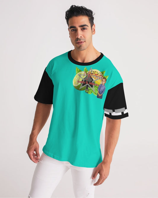 Dark mint Lemon lime by Marvin Jeans and Trinity D Marvin Men's Premium Heavyweight Tee