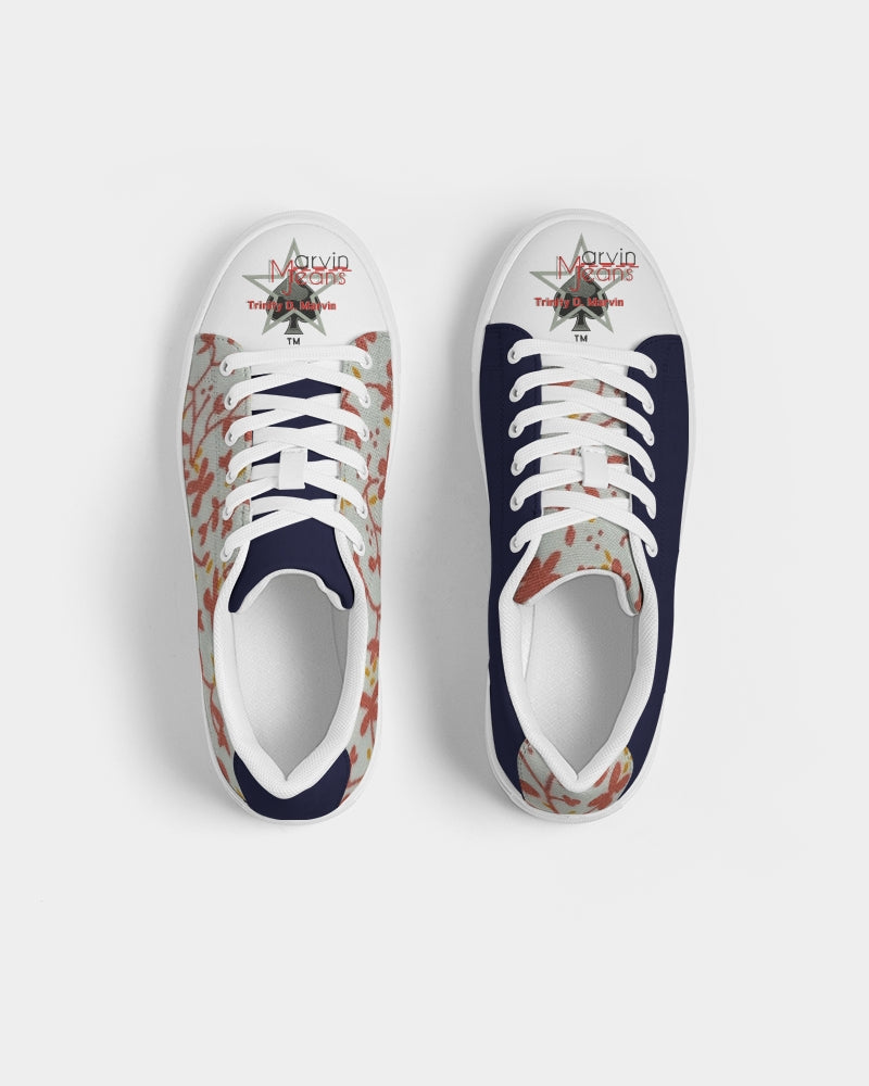 Wildwood, blue by Marvin Jeans and Trinity D Marvin Men's Faux-Leather Sneaker