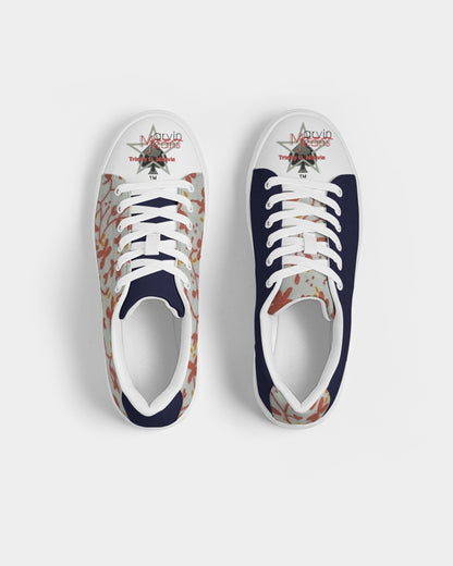 Wildwood, blue by Marvin Jeans and Trinity D Marvin Men's Faux-Leather Sneaker