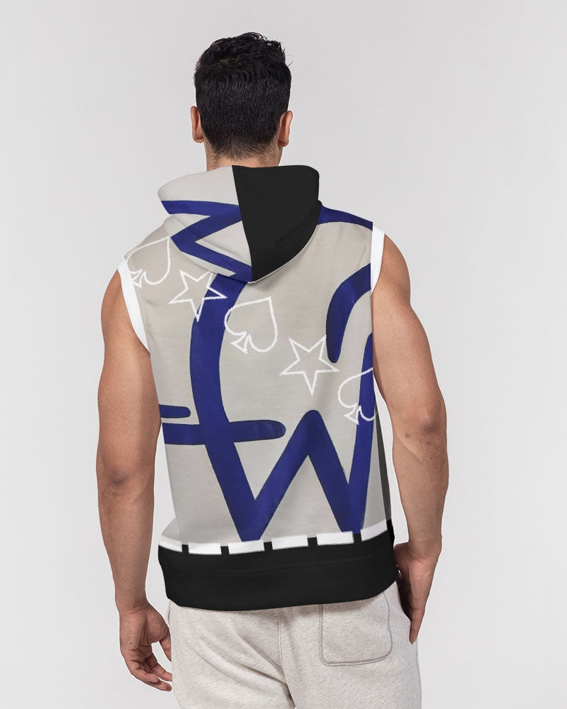 Two logo's BY MARVIN JEANS Men's Premium Heavyweight Sleeveless Hoodie