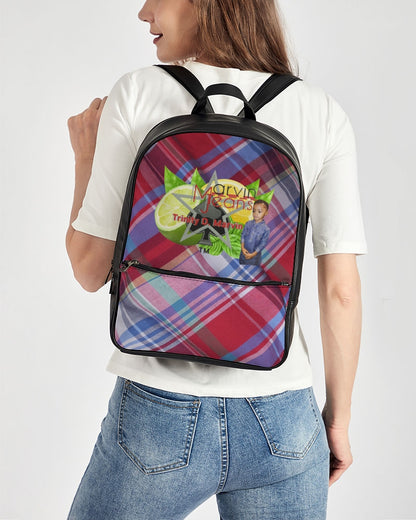 Plaids by Marvin Jeans and Trinity D Marvin Classic Faux Leather Backpack