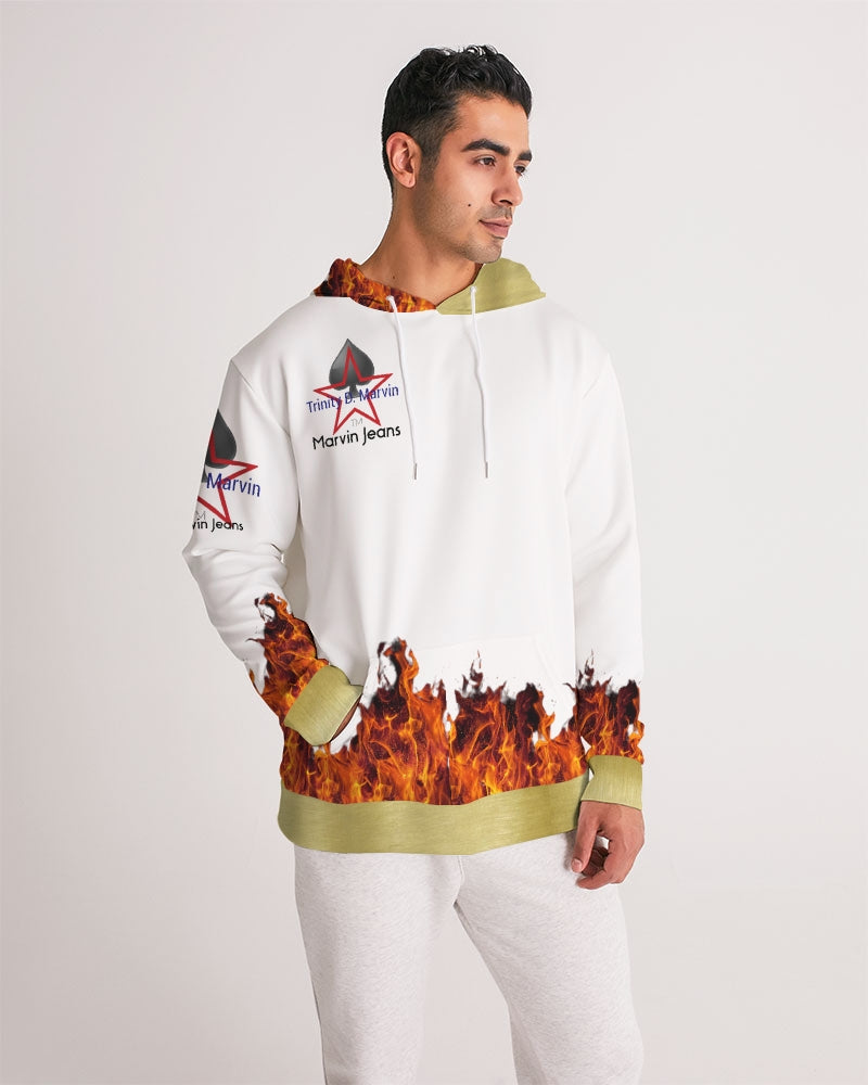 Fire gold (all white Legacy)BY MARVIN JEANS Men's Hoodie