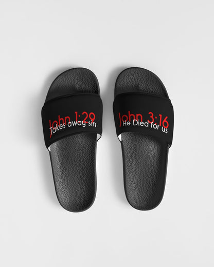 John 3:16 BY MARVIN JEANS Men's Slide Sandal