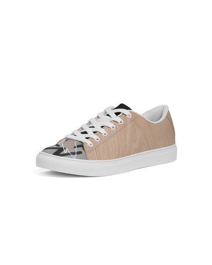 Woodgrain MJ tip by Trinity D. Marvin and Marvin Jeans Men's Faux-Leather Sneaker
