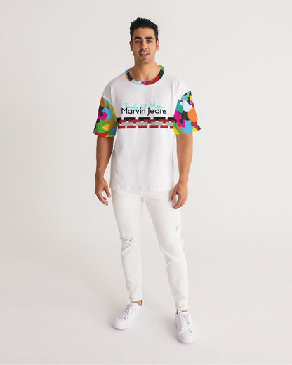 Crazy combo by Marvin Jeans and Trinity D Marvin Men's Premium Heavyweight Tee
