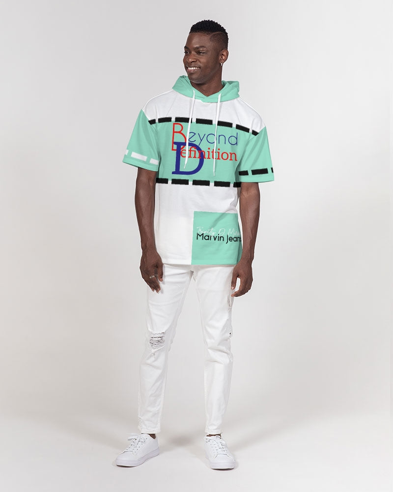 Beyond definition light mint by Marvin Jeans and Trinity D Marvin Men's Premium Heavyweight Short Sleeve Hoodie