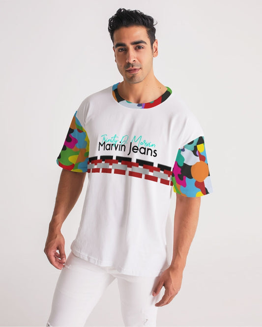 Crazy combo by Marvin Jeans and Trinity D Marvin Men's Premium Heavyweight Tee