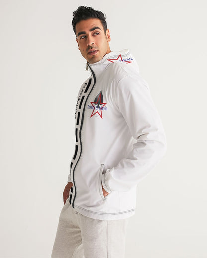 All White New-Legacy BY MARVIN JEANS Men's Windbreaker