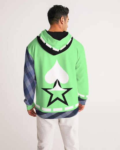 Mint 2.0 blue stripes  Men's Hoodie