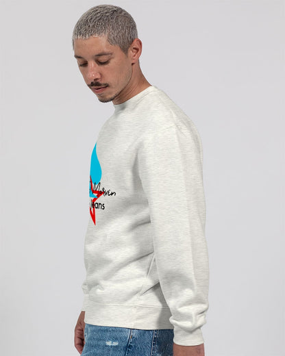 Glorious brand by Marvin Jeans and Trinity D Marvin Unisex Premium Crewneck Sweatshirt | Lane Seven