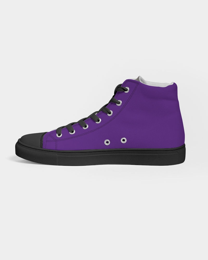Cool grey mix half purple by Marvin Jeans and Trinity D Marvin Men's Hightop Canvas Shoe - Black