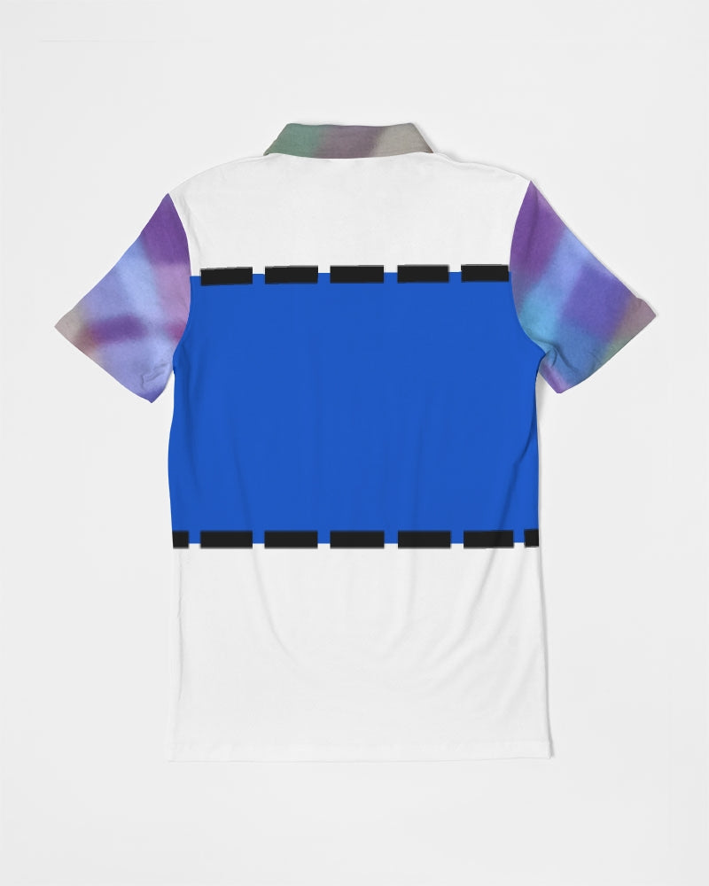 Faded remix by Marvin Jeans and Trinity D Marvin Men's Slim Fit Short Sleeve Polo