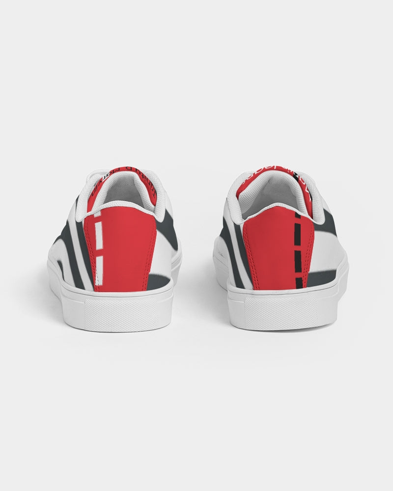 Zebra red by Trinity D Marvin Men's Faux-Leather Sneaker