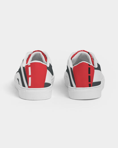 Zebra red by Trinity D Marvin Men's Faux-Leather Sneaker