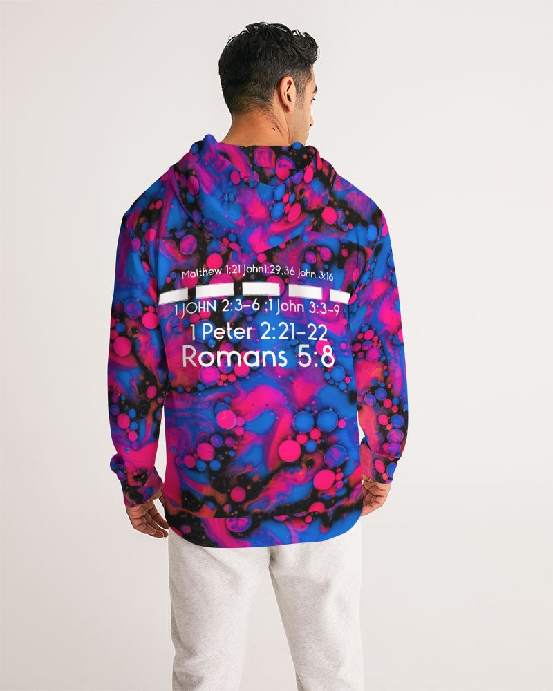 Hight tide John 3:16 by Marvin Jeans and Trinity D Marvin Men's Hoodie