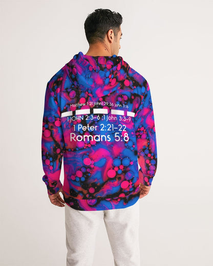 Hight tide John 3:16 by Marvin Jeans and Trinity D Marvin Men's Hoodie