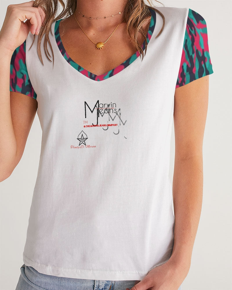 Brilliant BY MARVIN JEANS Women's V-Neck Tee
