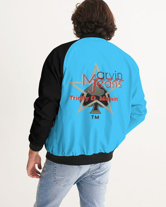 Loud blue by Marvin Jeans and Trinity D Marvin Men's Bomber Jacket