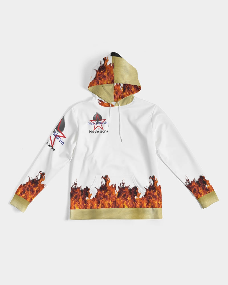 Fire gold (all white Legacy)BY MARVIN JEANS Men's Hoodie