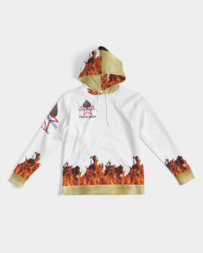 Fire gold (all white Legacy)BY MARVIN JEANS Men's Hoodie