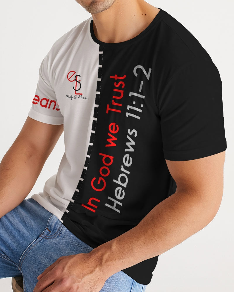 Gospel message in God we trust by Trinity D Marvin Men's Tee