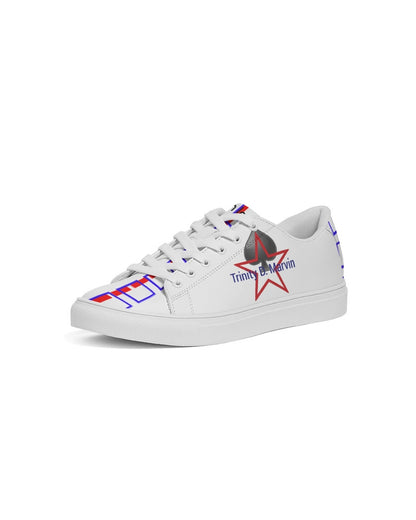 All White New-Legacy Men's Faux-Leather Sneaker