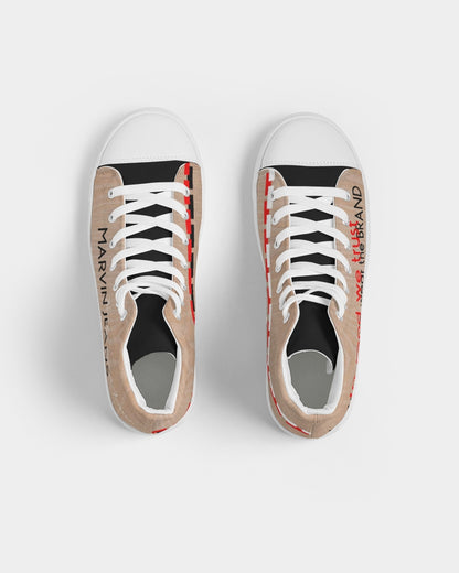 Woodgrain Men's Hightop Canvas Shoe