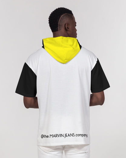 Black Legacy by Marvin Jeans Men's Premium Heavyweight Short Sleeve Hoodie