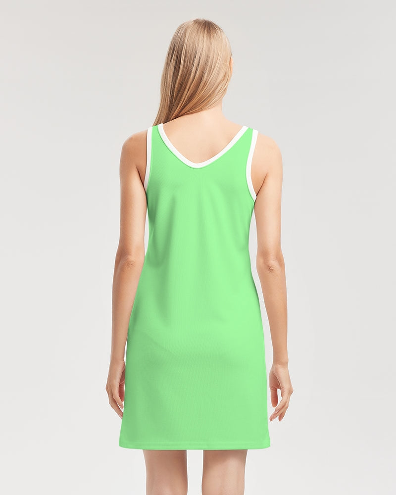 Mint by Marvin Jeans and Trinity D Marvin Women's Rib Knit V Neck Mini Dress
