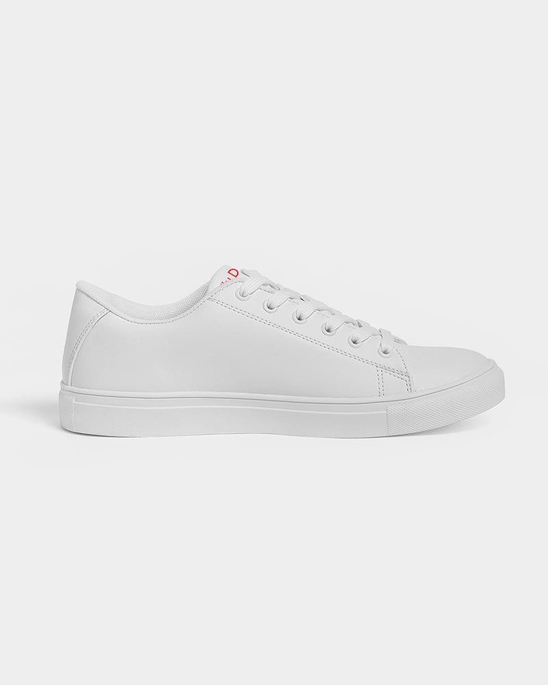 All white Legacy Men's Faux-Leather Sneaker