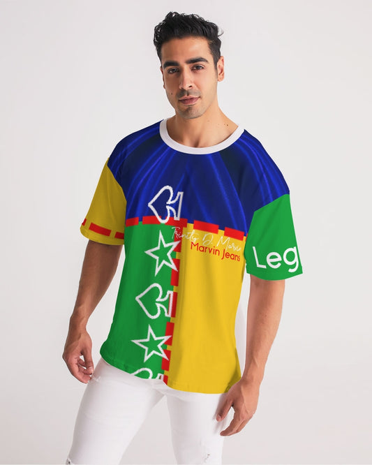 Greater red BY MARVIN JEANS Men's Premium Heavyweight Tee