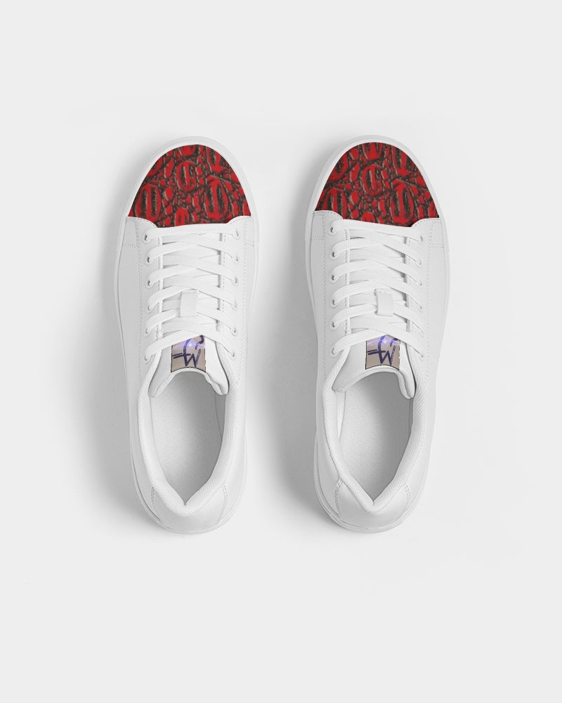 Gator red tip BY MARVIN JEANS Men's Faux-Leather Sneaker