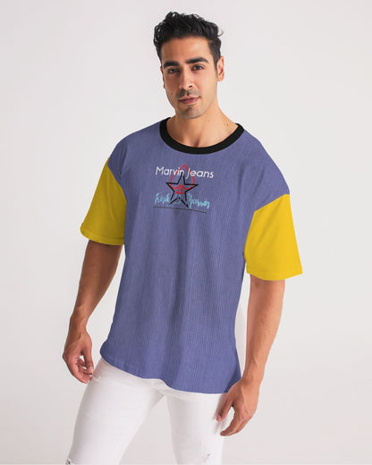 Yellow mix by Marvin Jeans and Trinity D Marvin Men's Premium Heavyweight Tee