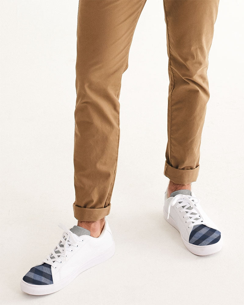 Blue stripes tip by Marvin Jeans and Trinity D Marvin Men's Faux-Leather Sneaker